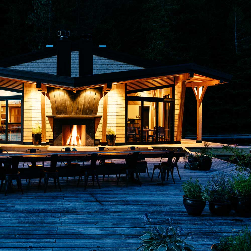 Lodge - Nimmo Bay Wilderness Resort / Westküste- British Columbia / Kanada