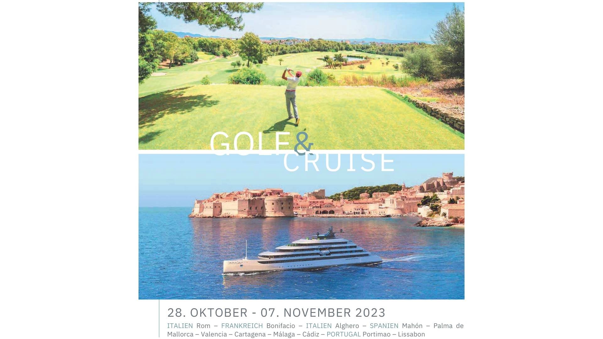 Golf & Cruise Kreuzfahrt auf der neuen Emerald Sakara